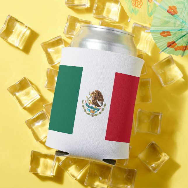 Enfriador De Latas Refrigerador de bebidas de Bandera de México (Verano in situ)