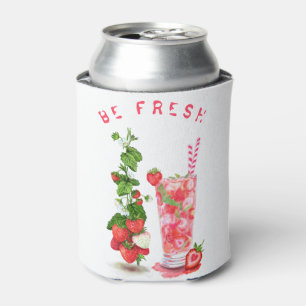 Enfriador De Latas refrigerador de bebidas de bebida fresca de fresa 