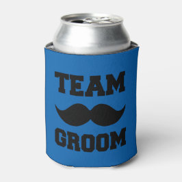 Enfriador De Latas Refrigerador de bebidas de bigote de Team Groom