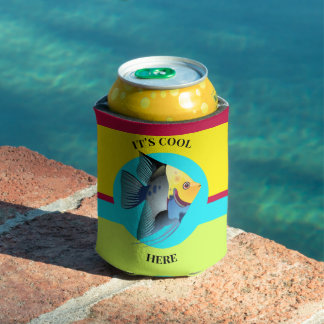 Enfriador De Latas Refrigerador de bebidas de color pescado fresco