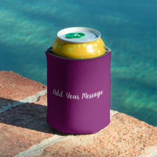 Enfriador De Latas Refrigerador de bebidas de color sólido de lavanda