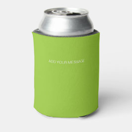 Enfriador De Latas Refrigerador de bebidas de color sólido verde amar