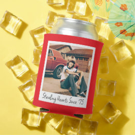 Enfriador De Latas Refrigerador de bebidas de cumpleaños fotográfico 