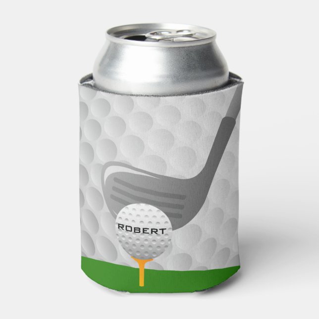 Enfriador De Latas Refrigerador de bebidas de Diseño de Golf (Lata Anverso)