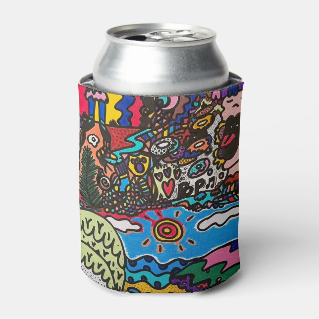 Enfriador De Latas Refrigerador de bebidas de espuma (Lata Anverso)