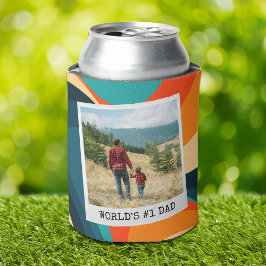 Enfriador De Latas Refrigerador de bebidas de fotografía retro de pap