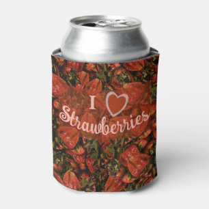 Enfriador De Latas Refrigerador de bebidas de fresas