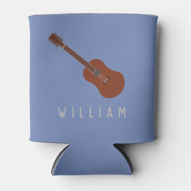 Enfriador De Latas Refrigerador de bebidas de guitarra de 12 cuerdas  (Anverso)