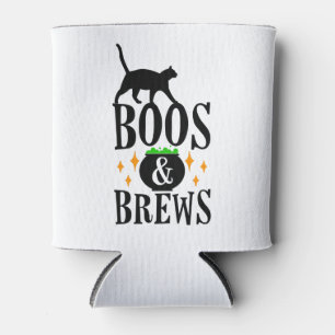 Enfriador De Latas Refrigerador de bebidas de Halloween Boos y Brews