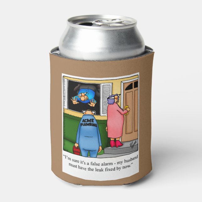 Enfriador De Latas Refrigerador de bebidas de humor divertidísimo par (Lata Anverso)