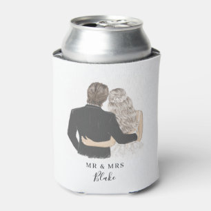 Enfriador De Latas Refrigerador de bebidas de Ilustracion Bride y Gro