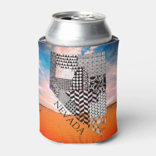Enfriador De Latas Refrigerador de bebidas de Ilustracion del Mapa de