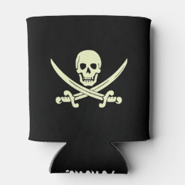 Enfriador De Latas Refrigerador de bebidas de Jolly Roger Pirate
