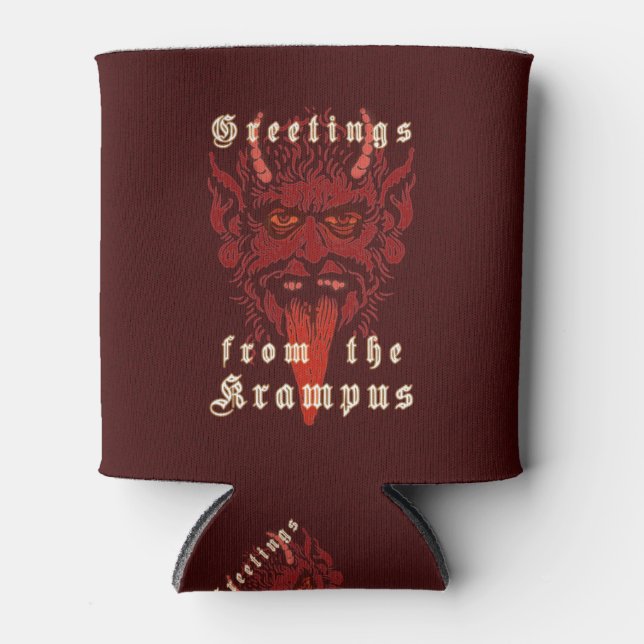 Enfriador De Latas Refrigerador de bebidas de Krampus (Anverso)