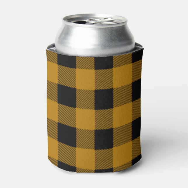 Enfriador De Latas Refrigerador de bebidas de la placa de lumberjack  (Lata Anverso)
