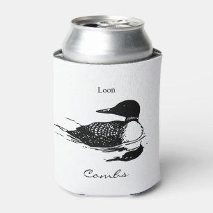 Enfriador De Latas Refrigerador de bebidas de Lodge Bird Art Thunder_