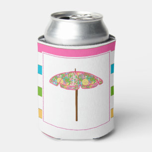 Enfriador De Latas Refrigerador de bebidas de los paraguas tropicales