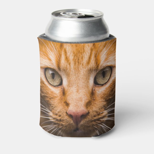 Enfriador De Latas Refrigerador de bebidas de monograma de personaliz (Reverso de la lata)