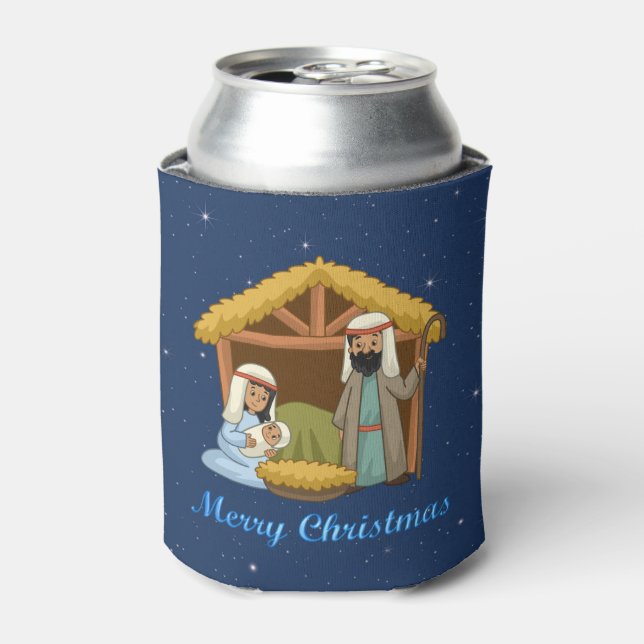 Enfriador De Latas Refrigerador de bebidas de Natividad (Lata Anverso)