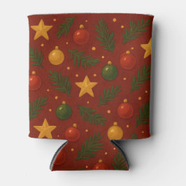 Enfriador De Latas Refrigerador de bebidas de Navidades rojos - Bebid