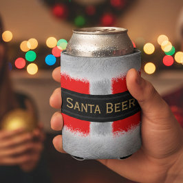 Enfriador De Latas Refrigerador de bebidas de Navidades rojos y blanc