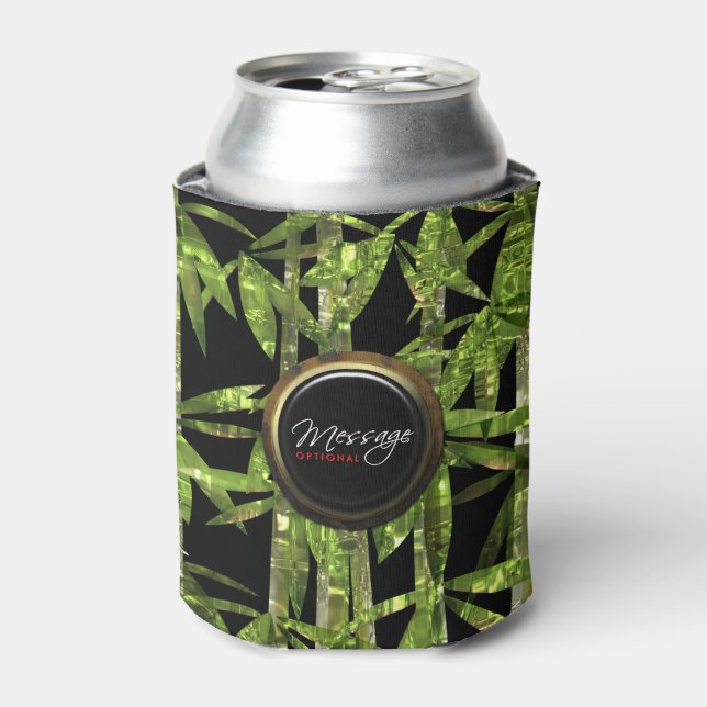 Enfriador De Latas Refrigerador de bebidas de opciones de Bambú Art 4 (Lata Anverso)
