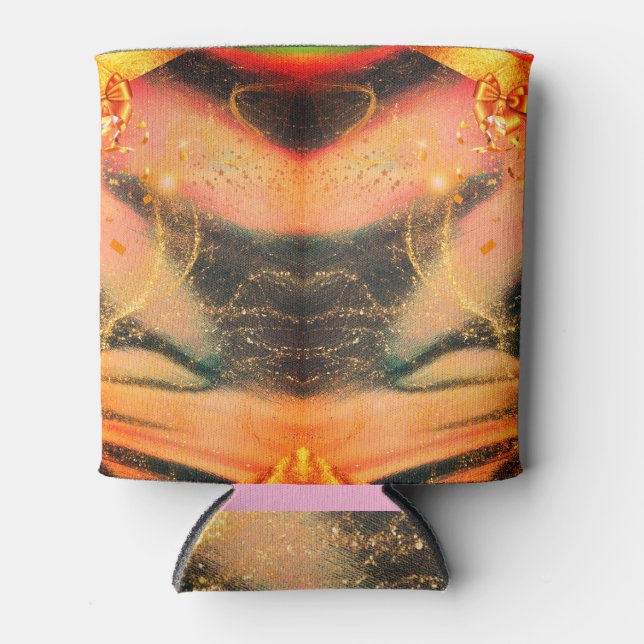 Enfriador De Latas Refrigerador de bebidas de oro vibrante (Anverso)