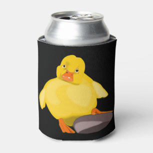 Enfriador De Latas Refrigerador de bebidas de pato amarillo lindo - c