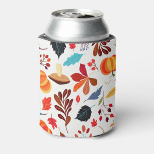 Enfriador De Latas Refrigerador de bebidas de patrón otoño