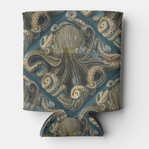 Enfriador De Latas Refrigerador de bebidas de pulpo de mosaico de cer