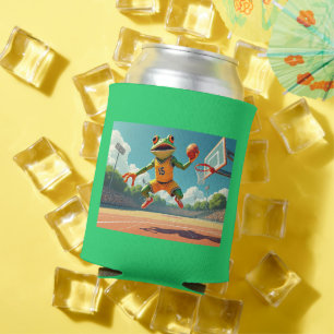 Enfriador De Latas Refrigerador de bebidas de rana de baloncesto
