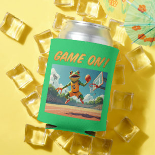 Enfriador De Latas Refrigerador de bebidas De Rana De Baloncesto