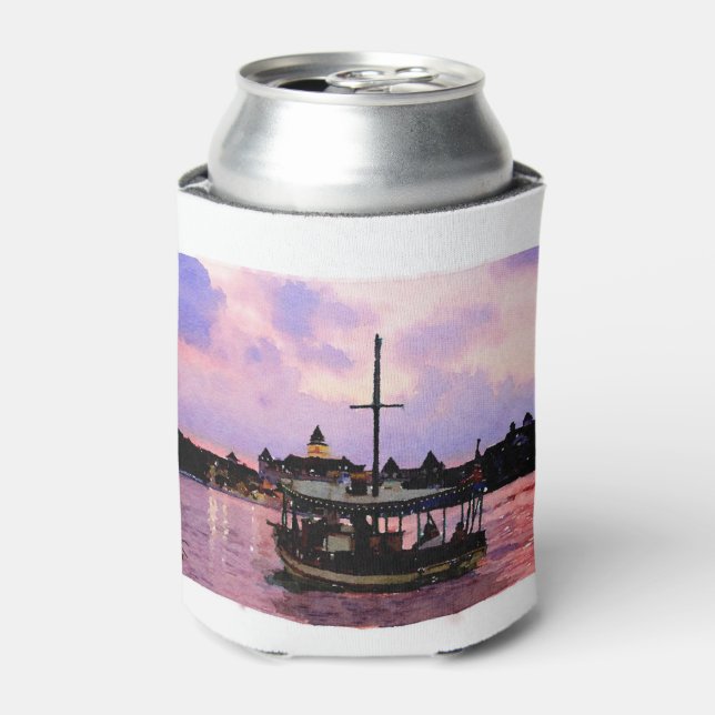 Enfriador De Latas Refrigerador de bebidas de recuerdos de embarcacio (Lata Anverso)