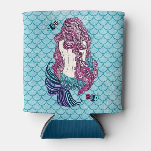 Enfriador De Latas Refrigerador de bebidas de Sirenas (Anverso)