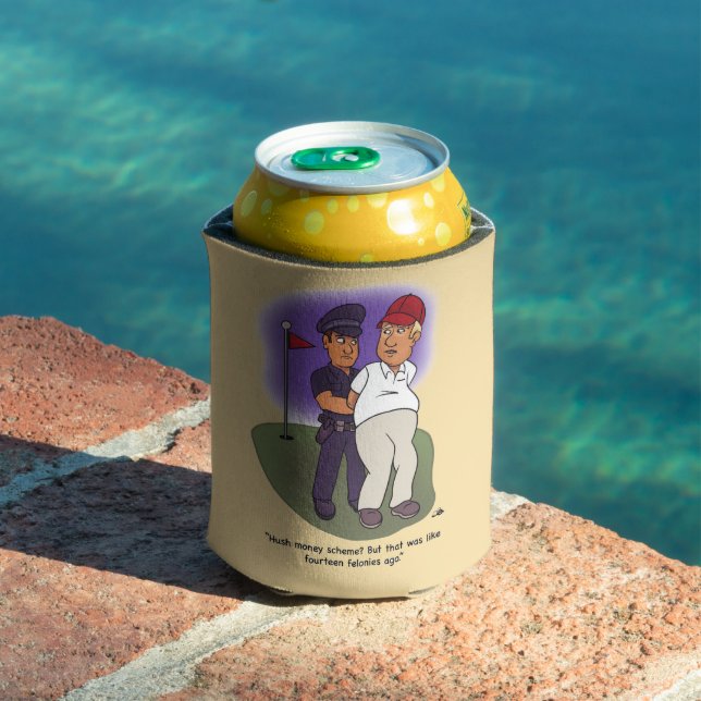 Enfriador De Latas Refrigerador de bebidas de Trump Felonies (Piscina in situ)