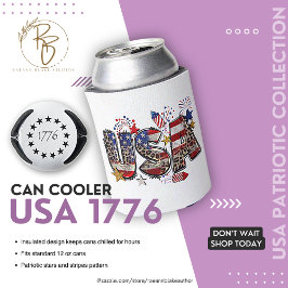 Enfriador De Latas REFRIGERADOR DE BEBIDAS de USA 1776
