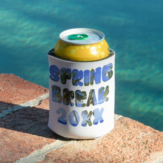 Enfriador De Latas Refrigerador de bebidas de vacaciones de primavera (Piscina in situ)