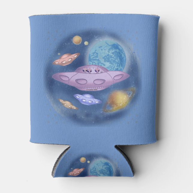 Enfriador De Latas Refrigerador de bebidas de viaje de nave espacial (Anverso)