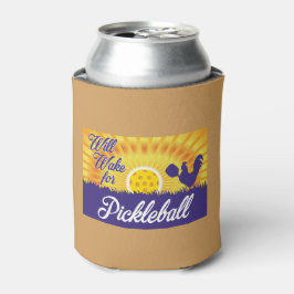 Enfriador De Latas refrigerador de bebidas de "Wake for Pickleball"
