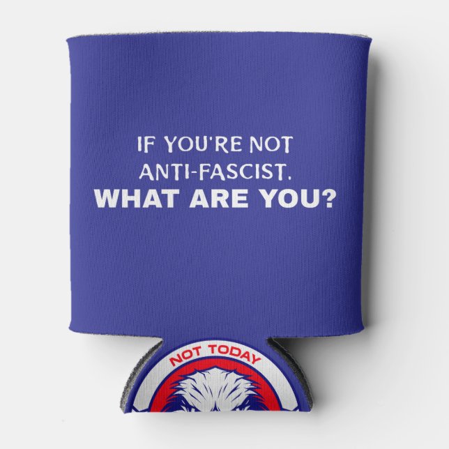 Enfriador De Latas Refrigerador de bebidas del águila calva antifasci (Anverso)