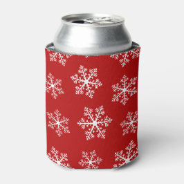 Enfriador De Latas Refrigerador de bebidas del copo de nieve rojo