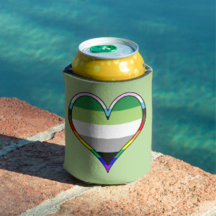 Enfriador De Latas Refrigerador de bebidas del corazón del Orgullo Ar