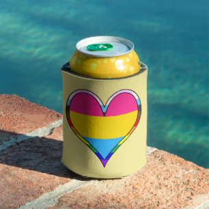 Enfriador De Latas Refrigerador de bebidas del Corazón del Orgullo Pa