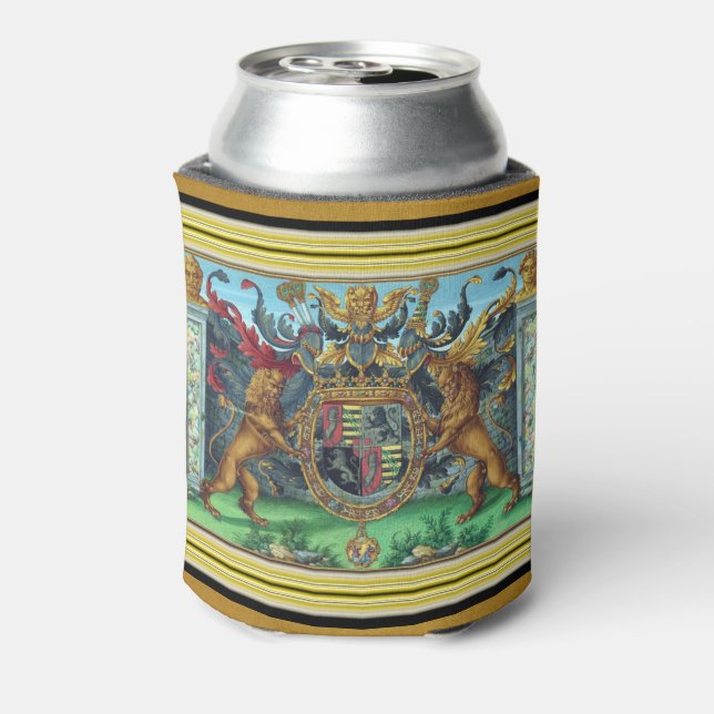 Enfriador De Latas Refrigerador de bebidas del Escudo de Armas (Reverso de la lata)