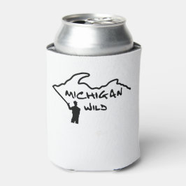 Enfriador De Latas Refrigerador de bebidas del logotipo de Michigan W