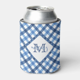Enfriador De Latas Refrigerador de bebidas del nombre del monograma d