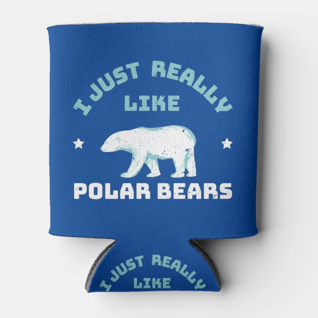 Enfriador De Latas Refrigerador de bebidas del oso polar (Anverso)