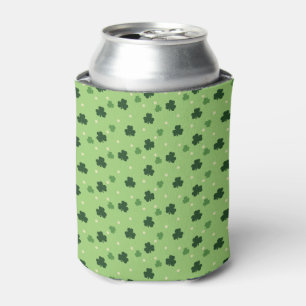 Enfriador De Latas Refrigerador de bebidas del patrón de Shamrock