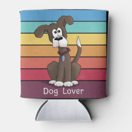 Enfriador De Latas Refrigerador de bebidas del Perro Festivo