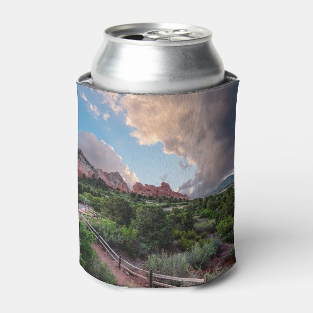 Enfriador De Latas Refrigerador de bebidas del Sunrise Gigante de Col (Lata Anverso)